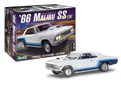 Revell 1966 Chevy Malibu SS 2N1 1:24 Scale Model Kit