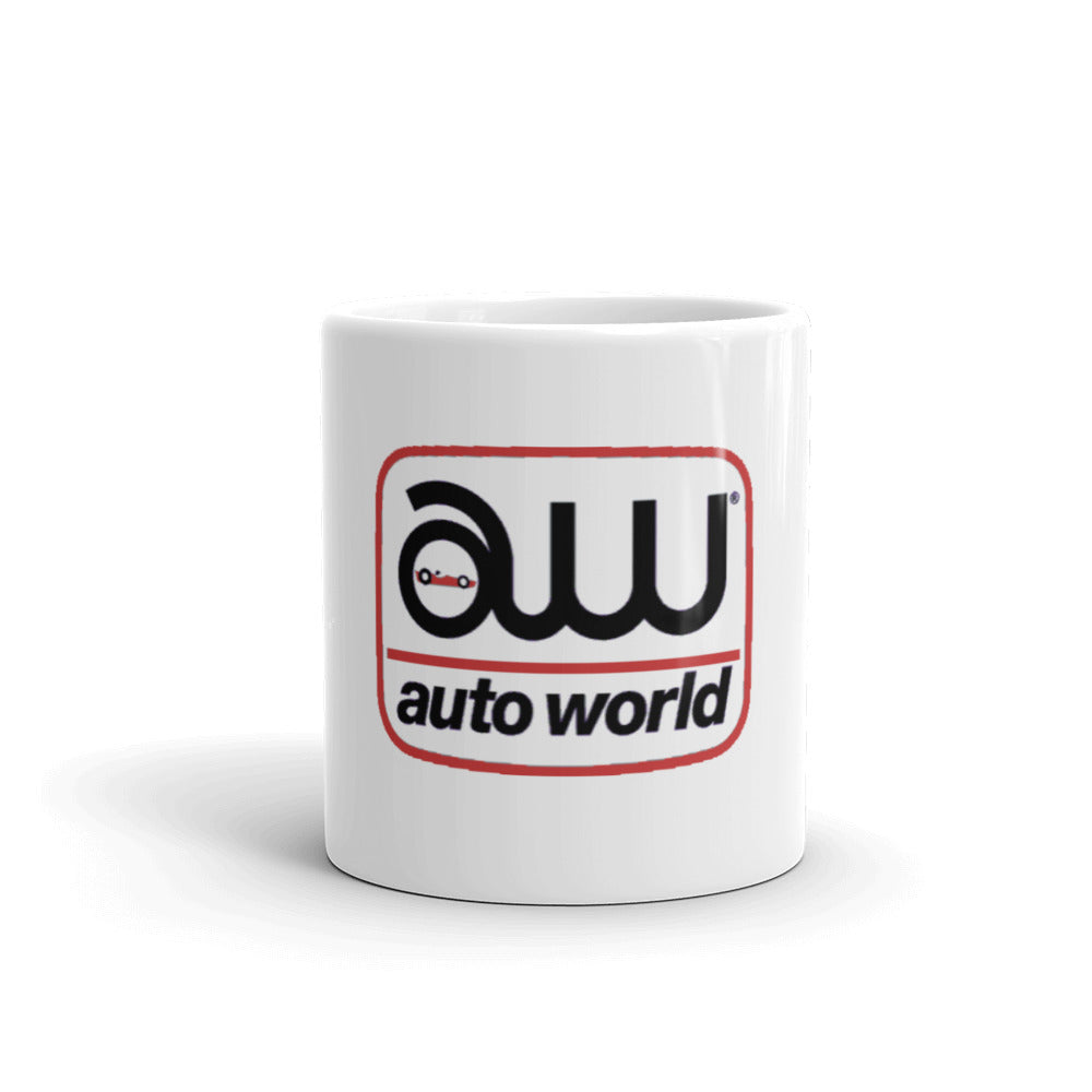 Auto World White Glossy Mug